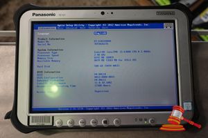 Panasonic Fz-G1 Toughpad, Intel Core I5 6300u 2.40ghz Cpu, 8gb Ram, 500gb Ssd / No Os, Heavy Screen Wear, 17180 Hours, Sn:7etsa26276 / An:Itt21884, Untested ( No Charger / Some Marks)