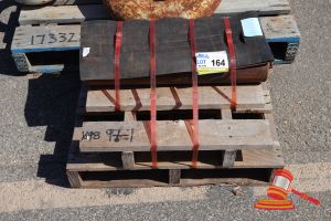 164 · 2 x STEEL RETURN IDLER, 114mm DIA x 614mm (S44#48574, DR#612674)