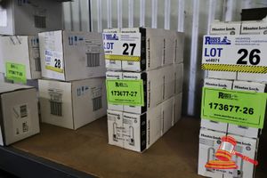 9 X Boxes Of Master Lock Zenex Thermoplastic Safety Padlocks, Model: 410kablulz1, Keyed Alike, Lockout/Tagout, 6 Locks Per Box