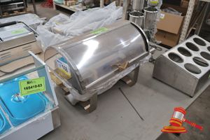 168 · STAINLESS STEEL ROLL TOP CHAFFER
