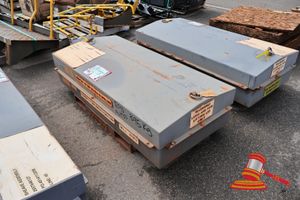 1 X ATLAS COPCO STEEL SHEAVE ASSEMBLY SN:WMW-13434-230, 315KG APPROX TARE WEIGHT,WLL 300 KG SUITABLE FOR P/N: 2657646127 ONLY