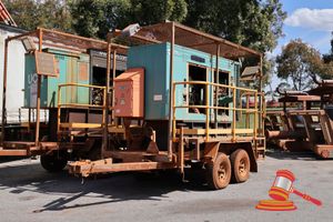 60 · 2011 CTN Engineering Generator Trailer, Green/Yellow, Tandem, Reg #: Unlicensed, Eng #: 21959514, VIN: 6T9T26WA1B0AX5003, Features: Diesel, Ring Hitch, Airlines, 415 V, (Asset # S44#RITM6383431, FL#17H7774) (Disp# 51206), Condition: Some Parts May have been Removed, Panel: FAIR, Paint: FAIR, Tyres: FAIR, Overall Condition: FAIR