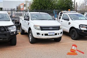 2013 Ford Ranger Dual Cab White, 4 x 2, Auto, Diesel Reg #: 1EFF464 Lic to: 22/04/2027 ODO: 135,710 kms Showing on Clock Eng #: P4AT1109207 VIN: MNAUMFF80DW196203 Features: Air Conditioning, Power Steering, Towbar, Towball, Hard Tray Cover, Lined Tray (Asset # LV3273) *Key # 43 (WP#4948) Condition: Scratched Bumper, Dent on Rear Fold Down Door Panel: FAIR, Paint: FAIR, Glass: FAIR, Tyres: FAIR Dash: FAIR, Upholstery: FAIR, Floor: FAIR Overall Condition: FAIR