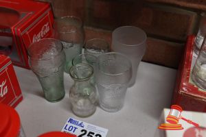 252 · BUNDLE OF ASSORTED COCA-COLA GLASSES