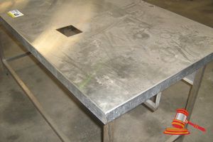 48 · S/STEEL BENCH, 1800mm x 800mm x 900 HIGH (HAS 1 x 100mm HOLE IN TOP)