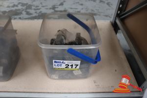 TUB OF ASSORTED ABW IMPACT SOCKETS (METRIC & IMPERIAL)