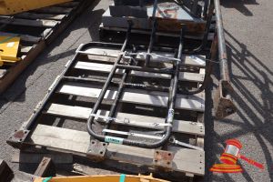 39 · 2 X CATERPILLAR 793D LADDER HANDRAIL, P/N: 241-6986, APPROX; 1.1M H X 1.1M W, SOME MARKS/RUST, ON A PALLET