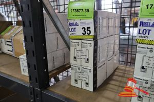 35 · 9 X BOXES OF MASTER LOCK ZENEX THERMOPLASTIC SAFETY PADLOCKS, MODEL: 410KABLULZ1, KEYED ALIKE, LOCKOUT/TAGOUT, 6 LOCKS PER BOX