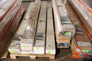 Perma Timber Pvc Moulding - Square Edge, Pre Finsihed White, Low Maintenance. 10 X 90x18x2700m (Approx 27m). Unused