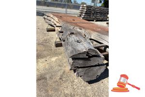 274 · PACK OF 3x JARRAH SLABS, APPROX 600-900 x 75mm x 2.5m