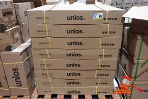 Approx 8 X Boxes Of Ceiling Lights, Includes: Unios Akira Square 900mm Ceiling Light Model: Akiso900.Tb30.F, (Poss Unused, Boxed, On A Pallet)