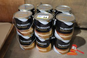 14 · 12 X TAUBMANS PROFESSIONAL EXTERIOR MATT PAINT, WHITE, 4L, (WATER BASED)