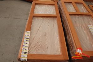 401 · TIMBER DOOR FRAME, CODE: AMBON 3, 2040 x 820 x 25mm