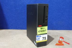 75 · LENOVO THINKCENTRE M910S PC, INTEL I5 6500 CPU 3.2GHZ, 8GB RAM, 500GB HDD, NO OS, UNTESTED SN: PC0Q4YJN / AN: ITT22920, UNTESTED (SOME MARKS / NO POWER CABLE)