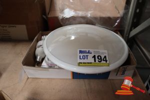 BOX OF ASSORTED ELECTRICAL INCLUDING: LIGHTS, UNTESTED