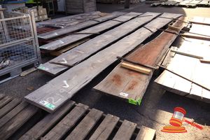 Live Edge Jarrah Slab, 7.7 X 510/860 X 65