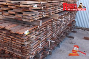 63 · JAR210 - JARRAH STANDARD AND BETTER GRADE 100x25-27mm Rough Sawn Boards -@ 1.6-4.3m, APPROX 378 lm