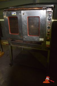 Goldstein Stainless Steel Commercial Oven Mounted On Stainless Steel Mobile Stand