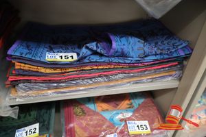 151 · BUNDLE OF COLOURFUL DESI PATCH CUSHION COVERS, 60 x 60cms
