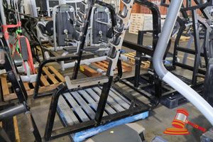 30 · SQUAT RACK, WITH WEIGHT HOLDERS, SOME MARKS, APPROX; 1.7M L X 1.3M W X 2M H, ON A PALLET