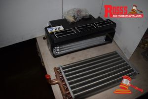 Unused Automotive Air Conditioning Kit with Evaporator Coil & Under Dash Louvre Pod Assembly