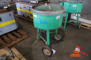 24 · 1 X UNIMEC FORGED ACTION PAN MIXER, MODEL: FG1515MM, 230V, 24 RPM, 110KG CAPACITY, APPROX; 670MM D X 1.1M H, USED CONDITION, SOME RUST/MARKS