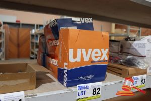 82 · 6x BOXES OF UVEX CARBONVISION SAFETY GLASSES