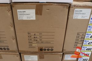 475 · BOX OF UNIOS 28W CEILING LIGHTS, MODEL: CONTOUR S370, LENGTH: 370mm, BEAM: 110°F, CCT: 4000K, FINISH: TEXTURED WHITE