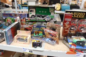 Bundle Of Toys Including: 2x Magnetic Compasses And Assorted Centy Cars And Trucks, All Unopened