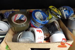 1 Box Of Assorted Tape