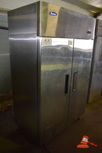Atosa Single Phase Two Door Stainless Steel Commercial Refrigerator, Model YBF9219
