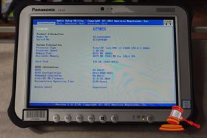 Panasonic Fz-G1 Toughpad, Intel Core I5 6300u 2.40ghz Cpu, 8gb Ram, 128gb Ssd / No Os, 3190 Hours, Sn:8itsa44380 / An:Itt24543, Untested ( No Charger / Some Marks)