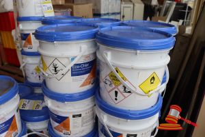 405 · 2x TUBS OF ECO-CHLOR DRY CHLORINE TABLET BACTERICIDE (GRANULAR), 10kgs PER TUB