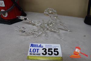 GLASS SCORPION FIGURINE