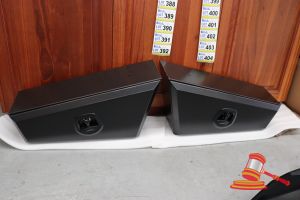 345 · PAIR OF TAPERED UNDER TRAY TOOL BOX, 700mm R&L, ALUMINIUM MATTE BLACK