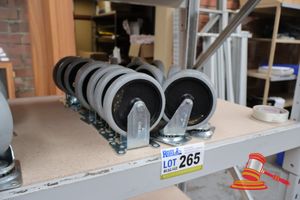 16x CASTOR WHEELS (8x FIXED, 8x SWIVEL)