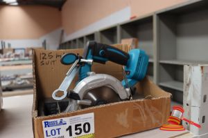 150 · 125mm MINI CIRCULAR SAW, TO SUIT MAKITA BATTERY, UNTESTED