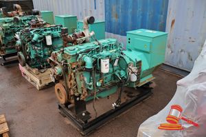 1 X Cummins Diesel Generator, Model: Qsb7-G3 Nr3, Engine Serial No: 74892134, 186kw At 1800rpm, Untested, (Some Marks), Includes Filters And Some Accessories, And Attached Stamford Cooler, Approx; 1.9m D X 660mm W X 1m H, On Metal Frame (Asset No: 17h7359) (S44#Ritm0874877, Dr#1788)