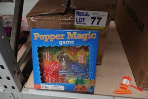 BOX OF POPPER MAGIC GAME, UNOPENED