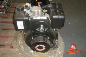 6 · KIPOR SINGLE CYLINDER DIESEL ENGINE, PULL START # KM178F5, 6HP (UNUSED)