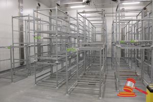 102 · 13 X GALVANISED 2 AND 3 TIER HANGING/DRYING RACKS. CAN ALSO BE USED AS STORAGE STILLAGE. 10 X APPROX 1200 X 1010 X H1450MM