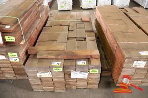 Jarrah Skip Dressed, Feature, 145mm X 25mm, 106lm, Random Lengths, Qty 0.398m3 (L1900 X W450 X D500 Transport Size Only Approx) (Pack# 2455345)