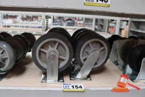 154 · 8x CASTOR WHEELS, 4x SWIVEL, 4x FIXED