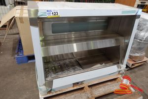 123 · S/S EXHAUST CANOPY 1200 W/INTERNAL LIGHT (UNUSED)