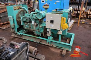 1 X Onan Diesel Generator, Model: 65 Dgda, Spec: 38869f, Sn:B92a002249, 3 Phase, 65kw, 81kva, 240/415v, 112 Amps, 1500 Rpm, 50hz, 24v Battery, Wilco Start/Stop Switch (Untested, Some Rust / Marks)