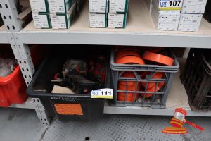 111 · BUNDLE OF ASSORTED ELECTRICAL COMPONENTS