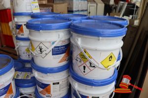 406 · 2x TUBS OF ECO-CHLOR DRY CHLORINE TABLET BACTERICIDE (GRANULAR), 10kgs PER TUB