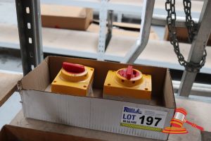 197 · 2x 4 POLE, 35amp SWITCHES, UNTESTED