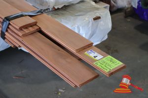 4 · PACK OF KARRI T&G FLOORING, 130mm x 20mm x QTY 11, VARIOUS LENGTHS, 2 x 4.6MT + 2 x 5.2MT + 1 x 5.4MT + 1 x 5.3MT + 1 x 5.1MT + 1 x 4.9MT + 1 x 4.2 - 4.3 - 4.4MT - TOTAL LM44