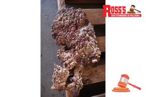 Jarrah Burls/Cookie, L450mm X W250mm X D35/40mm X Qty 1, Approx Sizes